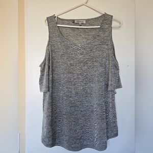 Jennifer Lopez Gray Sleeveless Top